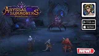 ABYSSAL SUMNONERS DUNGEON GAMEPLAY NEW  GAME FOR ANDROID/iOS  ( RPG  STRATEGY TURN BASE )