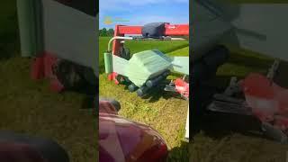 हरा चारा  Silage packing machine | Packing Hay FAST with Silage Machine! #silage #farming