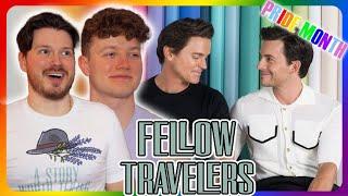 Fellow Travelers Cast Interview Reaction | Jonathan Bailey & Matt Bomer personal experiences