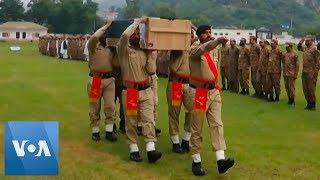 Pakistan Army Send Off Soldiers Killed in Kashmir Cross-Border Fire