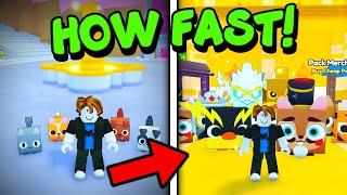 How FAST can i get a HUGE PET From the Trading Card Event on a F2P ACCOUNT in Pet Simulator 99..