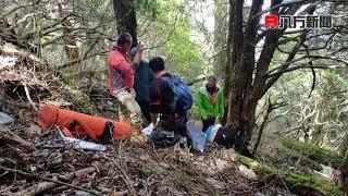卓社大王登山客墜谷兩百米山域警消急救援