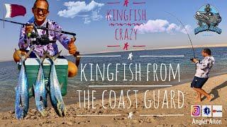 Crazy Kingfish Action  From Shore - Fishing in Qatar