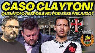 VASCO COMPRA CLAYTON POR 16 M - PATROCINADOR BANCA CONTRATAÇÃO DE PESO PRA 2025