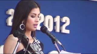 Miss U 2011 3rd RU Shamcey Supsup as graduation speaker