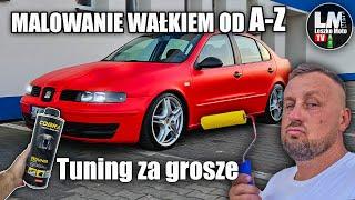 Jak dobrze pomalować auto wałkiem !! Tuning Seata nie przekroczył 5000zł !!