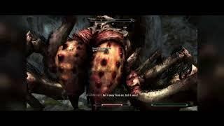 Skyrim let's play pt 3 Bleak Falls bully.