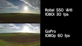 Rollei S50 Wifi VS GoPro Hero 3 Black (comparison)