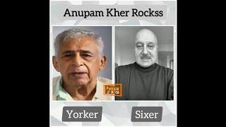 Anupam Kher's Befitting Reply to Naseeruddin Shah