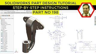 Advanced SolidWorks Part Design Tutorial: Professional Techniques | Part No 198