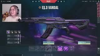 Kyedae Reaction Valorant New EXO Vandal Animations and finisher