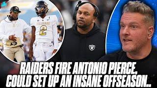 Antonio Pierce Added To The List Of Fired Head Coaches, Raiders Could Be Making A Big Move?!