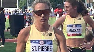 Women’s 1500m 2024 U.S. Olympic Trials Round 1 Heat 3, Elle St. Pierre, Emily Mackay, Dani Jones