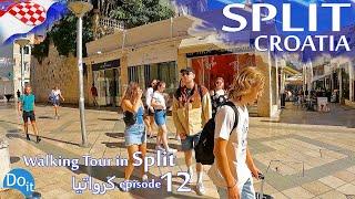  Walking tour in Split, Croatia. Episode 12 جولة في مدينة سبليت كرواتيا