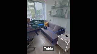 Scanning room on #Quest3 and labeling with #AI