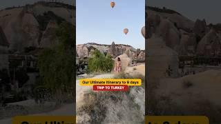 9 days itinerary to a trip to turkey. #turkeytrip #itinerary #cappadocia #antalya #istanbul