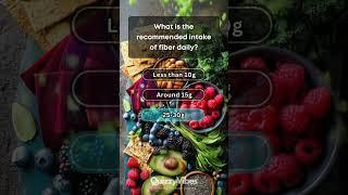  Health Quiz! Fruit Sugar, Fiber & Nutrient Absorption! #nutritionquiz #nutrition #foodtrivia