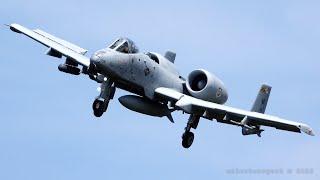 [4K] Air Defender 2023 - USAF A-10C Thunderbolt II landing Jagel AFB