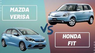 Mazda Verisa vs Honda Fit