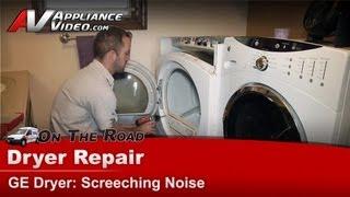 GE Dryer Repair - Screeching Noise - Upper Bearing