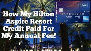 Hilton Aspire Resort Statement Credit | Annual Fee Paid For! | Hilton Scottsdale Resorts & Villas