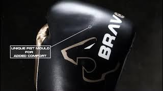 Bravose Titan Grip 2 real leather boxing gloves for bag work and sparring