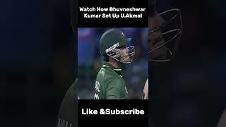 Bhuvneshwar Kumar Greatest Set Up Vs Umar Akmal - Analysis#cricket #bhuvi #cricketshorts