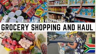 GROCERY SHOPPING IN SOUTH AFRICA'S LARGEST STORE | GROCERY HAUL|MAKRO