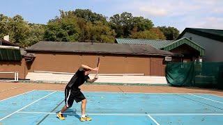 3.5 Tennis - Wall Training 9/27/20 (Forehand Experimentation)