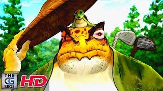 CGI 3D Animated Short: "Samurai Frog Golf" - by Marza Animation Planet Inc. | TheCGBros