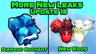  DIAMOND ENCHANT, A BUNCH OF NEW EGGS, AND MORE - UPDATE 18 NEW LEAKS IN PET SIMULATOR 99