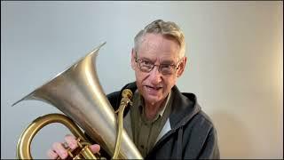 SLOW Double-Tongue! Great to Practice. "Dance of the Comedians" (Euphonium Unaccompanied)