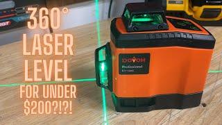 This Laser Level is SURPRISINGLY GOOD! | Dovoh 4x360° Laser Level Review K3-360G