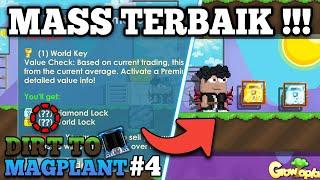 PROFIT 50 DL+ DARI MASS INI!!! DIRT TO MAGPLANT #4 | GROWTOPIA INDONESIA