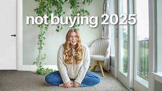 50 +Things I'm Not Buying in 2025 (to live more sustainably)