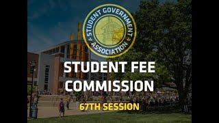 SGA Student Fee Hearings - Day 2 Presentations PM