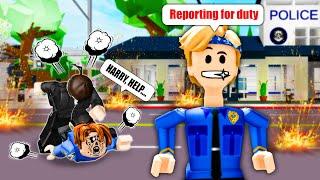 POLICE SCHOOL ‍️ Harry Become Police (ROBLOX Brookhaven RP - FUNNY MOMENTS) | Harry Roblox