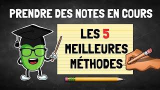 Comment prendre des notes en cours : les 5 meilleures méthodes