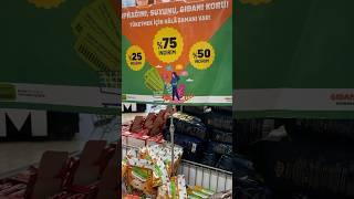 Migros mağazalarında Gıdanı Koru sloganı altında abur cuburlar indirimli satılıyor!