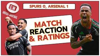 GABRIEL AND SALIBA SUPERB!!! Spurs 0, Arsenal 1 - Match reaction and Arsenal player ratings