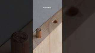 DIY dowel joints for beginners #tools #woodworking #shorts #woodwork