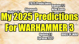 My 2025 Predictions Timeline For Total War Warhammer 3 & New Game Announce