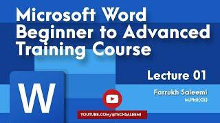 Microsoft Word Beginner to Advanced Training Course