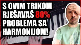 NAUČITE OVO I VAŠ PROBLEM SA HARMONIJOM NESTAJE! #klavijatura