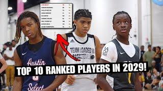 TOP 25 SCOUTS RANKINGS LEGIT?! 2029 Top 10 Players: King Bacot, Phill Reed, and more...