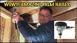 Unboxing and Review. Metabo HPT Palm nailer NH90AB for joist, hurricane straps, and tight areas.