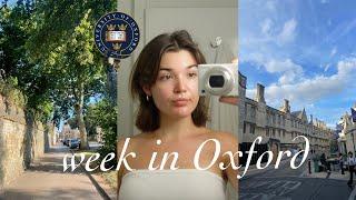 My First Week at Oxford University