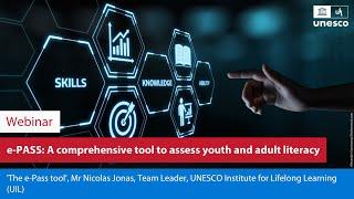 'The e-Pass tool', Mr Nicolas Jonas, Team Leader, UNESCO Institute for Lifelong Learning (UIL)