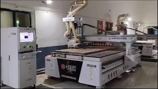 ATC-CNC-Router-Vacuum Bed- With-A-Cutting-Saw// K TECH CNC//