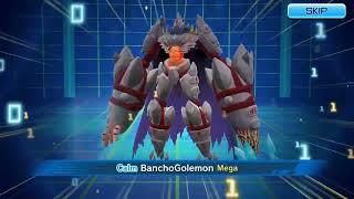 [Digimon ReArise] Meteormon digivolution to BanchoGolemon